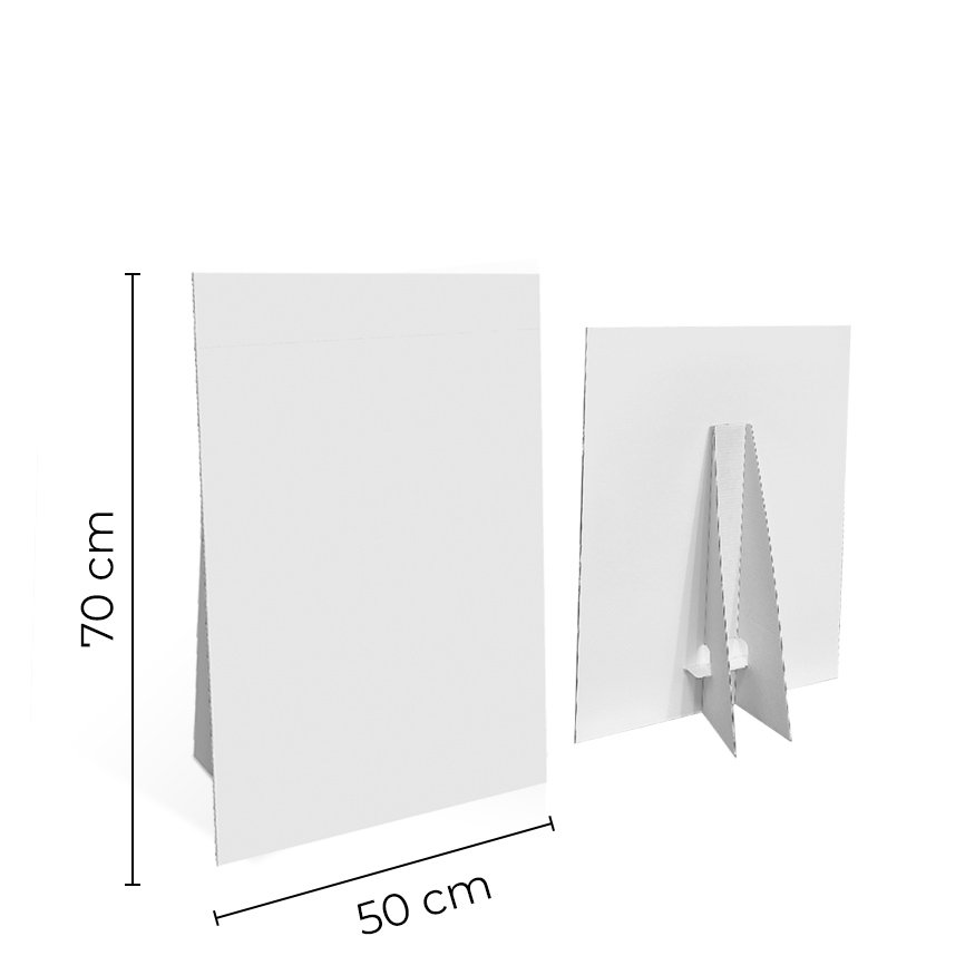 Cartello vetrina in cartone Eolo f.to 50x70