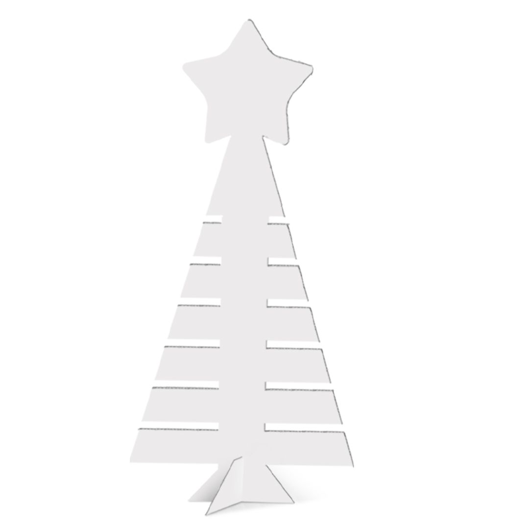 Albero di Natale in cartone alveolare Vinter h130 cm