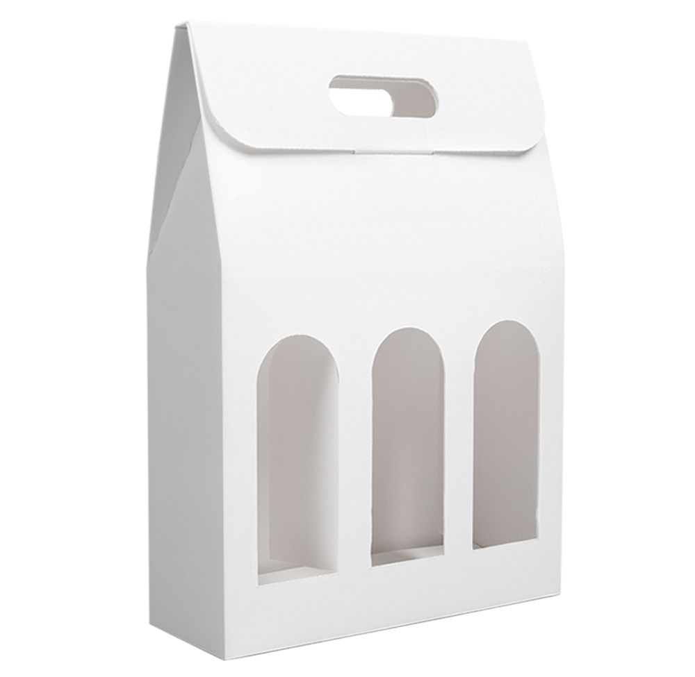 Portabottiglie in cartone triplo