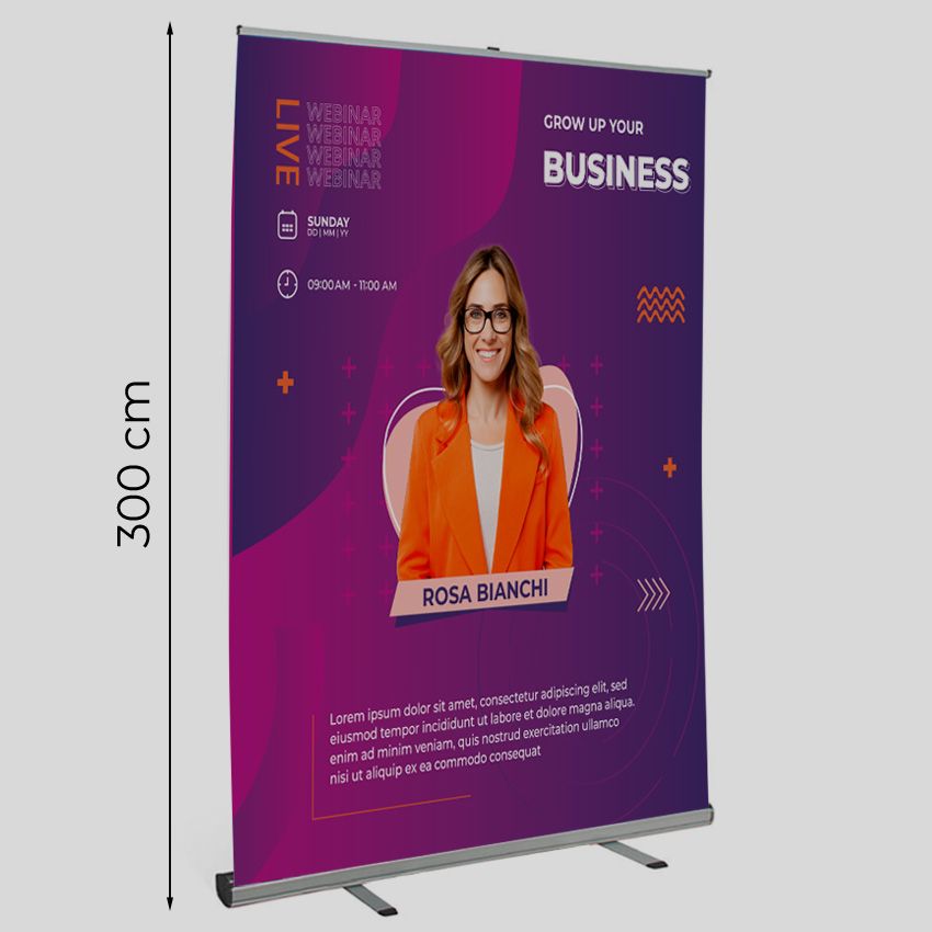 Roll up Wider 200xh300 cm