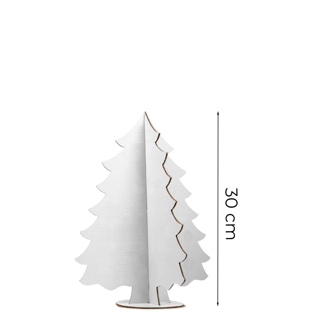Albero di Natale in cartone Skog h30 cm