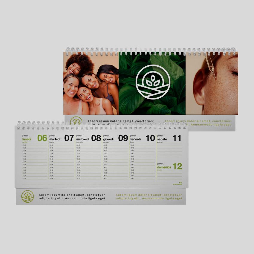Planning da tavolo settimanale 30x14